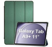 ProCase Smart Case for Galaxy Tab A9+ Plus 11 Inch 2023 SM-X210 SM-X215 SM-X216 SM-X218, Slim Stand Hard Back Shell Protective Tablet Cover Folio Case for Galaxy Tab A9+ Plus 11” -Mgreen
