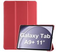 ProCase Smart Case for Galaxy Tab A9+ Plus 11 Inch 2023 SM-X210 SM-X215 SM-X216 SM-X218, Slim Stand Hard Back Shell Protective Tablet Cover Folio Case for Galaxy Tab A9+ Plus 11" -Red