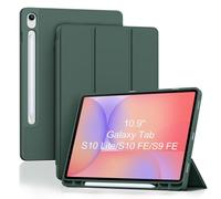 ProCase Smart Case for Galaxy Tab S10 Lite/S10 FE/S9 FE 10.9-Inch with S Pen Holder, Trifold Stand Folio Cover with Soft TPU Back for 10.9" Galaxy Tab S10 Lite/S10 FE/S9 FE -Mgreen