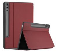 ProCase Smart Case for Galaxy Tab S9 FE+ plus 12.4 Inch with S Pen Holder, Slim Stand Protective Folio Cover Multi-Angle Viewing for Galaxy Tab S9 FE+ (X610/X616) 2023-Red