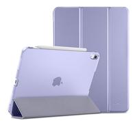 ProCase Smart Case for iPad Air 11-inch M4 (2026, 8th Gen) / M3 (2025) / M2 (2024) & 10.9 Inch iPad Air 5th (2022) & 4th (2020) - Protective Hard Back Cover with Auto Sleep/Wake - Purple