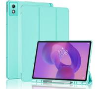 ProCase Smart Case for Lenovo Idea Tab Pro 12.7-Inch 2025 with Pen Holder, Slim Stand Tri-Fold Protective Tablet Cover Translucent Back Case Support Auto Wake/Sleep -Mint