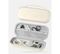 ProCase Stethoscope Case for 3M Littmann Classic III & Cardiology IV, Hard Protective Carrying Bag Fits MDF, ADC, Omron Stethoscopes, Medical Storage Organizer for Nurses & Nursing Students -Beige