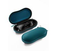 ProCase Sunglasses Case, Hard EVA Shell Shockproof Eyeglass Case for Men Women with Metal Hanging Hook and Velvet Lining, Travel Zipper Sport Glasses Holder Organizer for Gifts- Caribbeanblue