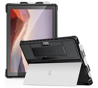 ProCase Surface Pro Case, Heavy Duty Shockproof Rugged Case, Tough Protective Cover with Pencil Holder Handle - Black