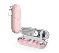 ProCase Toothbrush Travel Case for Oral-B/Oral-B Pro 1000 1500 5000 7000 7500 6000 9600/Philips Sonicare 4100 5100 1100 6100 5300 Oral-B iO Electric Toothbrush Portable Hard Container -Pink
