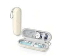 ProCase Toothbrush Travel Case for Oral-B/Oral-B Pro 1000 1500 5000 7000 7500 6000 9600/Philips Sonicare 4100 5100 1100 6100 5300 Oral-B iO Electric Toothbrush Portable Hard Container -Beige