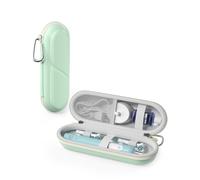ProCase Toothbrush Travel Case for Oral-B/Oral-B Pro 1000 1500 5000 7000 7500 6000 9600/Philips Sonicare 4100 5100 1100 6100 5300 Oral-B iO Electric Toothbrush Portable Hard Container -Aqua