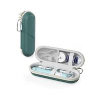 ProCase Toothbrush Travel Case for Oral-B/Oral-B Pro 1000 1500 5000 7000 7500 6000 9600/Philips Sonicare 4100 5100 1100 6100 5300 Oral-B iO Electric Toothbrush Portable Hard Container -DarkGreen
