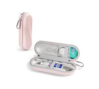 ProCase Toothbrush Travel Case for Oral-B & Philips Sonicare -Pink | Portable Electric Toothbrush Hard Case with Mesh Pocket for Travel, Splash-resistant, Fits Full-Size Toothbrushes