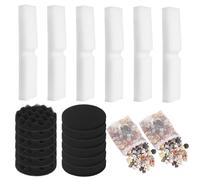 proceat 20 PCS Aquarium Media Replacement Kit for Fluval FX4/FX5/FX6 Canister Filters, Including Carbon Foam, Bio-Foam, Filter Foam Block, Ceramic Ring