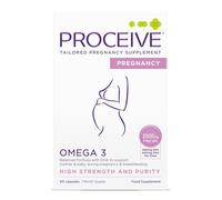 Proceive® Pregnancy Omega 3 High Strength & Pure Fish Oil Capsules for Women, Prenatal DHA & EPA Supplement for Pregnancy and Breastfeeding Moms, 2000mg Omega 3 Supplement, 1 Month Supply, 60 Capsules