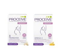 Proceive® Pregnancy Trimester 3 (28 Weeks) Vitamin & Mineral Supplements Bundle - 60 Capsules - with Proceive Pregnancy Omega 3