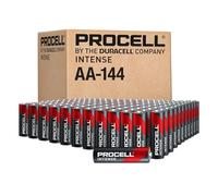 ProCell Intense AA High-Performance Alkaline Batteries (144 Pack), 10-Year Shelf Life, Bulk Value Pack for High Power Professional Devices
