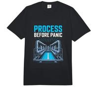 Process Before Panic Engineering Operator Humor Comfort Colors Adult Heavyweight T-Shirt