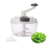 Processor - Manual Meat Grinder, Compact Hand Crank Chopper with Folding Handle, Robust Workmanship, Easy to Clean | For Household, Picnic, Travel