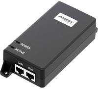 PROCET 10 Gigabit 10GbE PoE Injector 55V 30W IEEE 802.3AT, -40℃ to 65℃ for eero PoE 7, UniFi U7 Pro Max/XG, Sisco Wireless Access Point, PTZ AI Camera, NAS, Smart Factory, Digital Display Kiosk