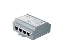 PROCET Ethernet Surge Protector Gigabit - 4 Pairs Port 20KV Industrial Lightning Arrestor for -40°F to 185°F, 120W/port PoE++ RJ45 Surge Protector, 10/100/1000Mbps, Gas Discharge Tube（GDT）, PT-PR04G