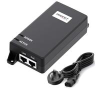 PROCET Gigabit PoE Injector 30W Wide Working Temperature -40℃ to 65℃, IEEE802.3at/af, 10/100/1000Mbps PoE Power Supply Injector for IP Camera, Wireless AP, WIFI 6, IoT