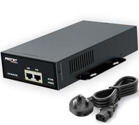 PROCET PoE Injector Gigabit 75W PoE Power Injector with 6KV Surge Protection, Wide Temperature Working -40℃ to 65℃ for Wireless AP, CCTV/PTZ Camera, Industrial Control Panel
