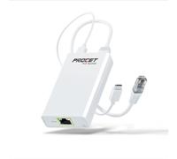 PROCET PoE Splitter 5V 3A for Raspberry Pi 4 Model B, 15W USB-C Gigabit Ethernet Over PoE Power Adapter, IEEE802.3at Compliant 10/100/1000Mbps Power Over Ethernet Splitter Adapter