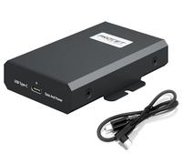 PROCET PoE to USB C Converter Gigabit 60W PoE to C Type Network with Power Supply Ethernet Adapter, Wall Mount, Wide Working Temp -20℃ to 55℃ for Tablet, iPad, MacBook, EchoHub 8, Laptop, Kiosks