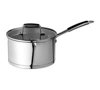Prochef 20cm Stainless Steel Saucepan Cooking Pot with Lid in Silver Prochef Silver
