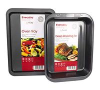 ProChef Brand Non-Stick Baking Tray Sets (Oven Tray & Deep Roasting Tin)