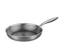 Prochef Frying Pan, Non-Stick, 28cm, Stainless Steel, HexGuard Coating, Induction Compatible, Dishwasher Safe, Oven Safe to 230°C, Silver