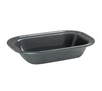 Prochef Grey Enamel Pie Dish, 24cm x 17.7cm x 5.2cm, PFAS-Free, Dishwasher Safe, Oven Safe to 230°C, 15 Year Warranty