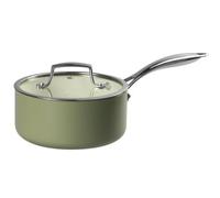 Prochef J&l Signature Sage Green 18Cm Ceramic Non-Stick Sauce Pan With Lid
