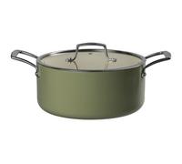 Prochef John And Lisa Sage Green Ceramic Non-Stick Casserole Pan With Lid 24Cm