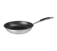 Prochef Stainless Steel Frying Pan, Non-Stick Coating, 28cm, Silicone Handle, Induction Compatible, Dishwasher & Oven Safe