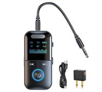 ProChosen 2 in 1 Bluetooth 5.4 Transmitter Receivers for HiFi, Amplifiers, Aux Bluetooth Receiver, Bluetooth Receiver 3.5mm Jack Wireless Aux Bluetooth Adapter for TV, Airplane, Headphone,Speaker, Car
