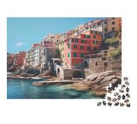 Procida Island Rätsel Für Erwachsene |Marina Corricella| Familienspaß-Puzzles 1000pcs (75x50cm) Erwachsene