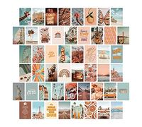 PROCIDA Wall Collage Kit for Teen Girls, Cute Aesthetic Room Decor, Boho Pictures Posters Aesthetic Wall Decor for Teen Girls Room 50 Set 4x6 Inch