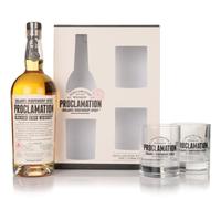 Proclamation Whiskey Gift Pack with 2x Tumbler Glasses Blended Whiskey