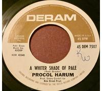 PROCOL HARUM - PROCOL HARUM, a whiter shade of pale, B side lime street blues, DM 126, 7 inch single