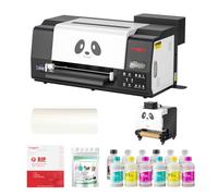 Procolored F13PRO A3 DTF Printer plus Powder Shaker 13″ Dual XP600 Printhead with White Ink Circulation，High Efficiency Direct to Film Solution for Cotton, Polyester，Blends