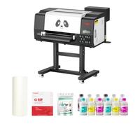 Procolored F13PRO A3 DTF Printer with Stand 13″ Dual XP600 Printhead White Ink Circulation，Direct to Film Printer for Custom Apparel Cotton, Polyester, Blends