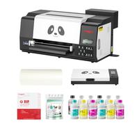 Procolored F13PRO DTF Printer including Curing Oven 13″ Dual XP600 Printhead with White Ink Circulation，A3 DTF Printer Bundle for Cotton, Polyester, Blended Fabrics