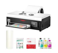 Procolored F8 A4 DTF Printer with White ink cycle System ，6 Color DTF Transfer Machine for T-Shirt Printing, 210mm Film Roll Width, Ideal for Small Studios and Beginners