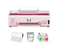 Procolored K13 Lite A3 DTF Printer 13 Inch for T-shirt Printing with White Ink Circulation, Infrared Printhead Protection, 1440×1440 DPI, Direct to Film Machine for DIY Apparel Business(Pink)