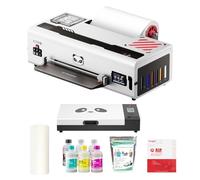 Procolored K13 Lite A3 DTF Printer Bundle with Oven for T-Shirts and Clothing, 13" Garment Printing Machine with White Ink Circulation, Infrared Printhead Protection for DIY Apparel（White）