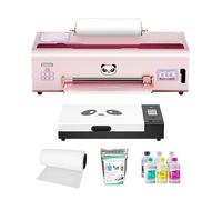 Procolored K13 Lite A3 DTF Printer With Oven 13 Inch for T-shirt Printing, White Ink Circulation, Infrared Printhead Protection, 1440×1440 DPI, Direct to Film Machine for DIY Apparel Business(Pink)