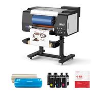 Procolored VF13Pro 2-In-1 Uv Dtf Sticker Printer With Dual Xp600 Printhead For UV DTF Cup Wraps Glass Metal Wood Tumbler Plastic Etc，Adhesive Printing For Custom Personalized Sticker (with stand)