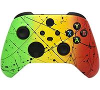 ProControllers LLC Hand Airbrushed Fade Custom Controller Compatible with Xbox Series X/S & Xbox One (Series X/S Rasta Fade)