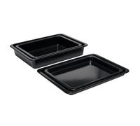 ProCook Enamel Bakeware Set - 4 Piece, 31x23.5x2.5cm, 36x27x2.5cm, 31x23.5cm, 36x27cm, Carbon Steel Non Stick Baking Trays - Durable Scratch Resistant Oven Tin Pans