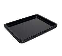 ProCook Enamel Baking Tray Set - 4 Piece, Black Carbon Steel Non Stick Oven Tin Pans, 41 x 31 x 2.5cm - Scratch Resistant Bakeware
