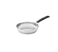 ProCook Gourmet Uncoated Stainless Steel Frying Pan - 20cm, Durable Heavy Duty Saute Skillet - Induction & Dishwasher Safe Cookware